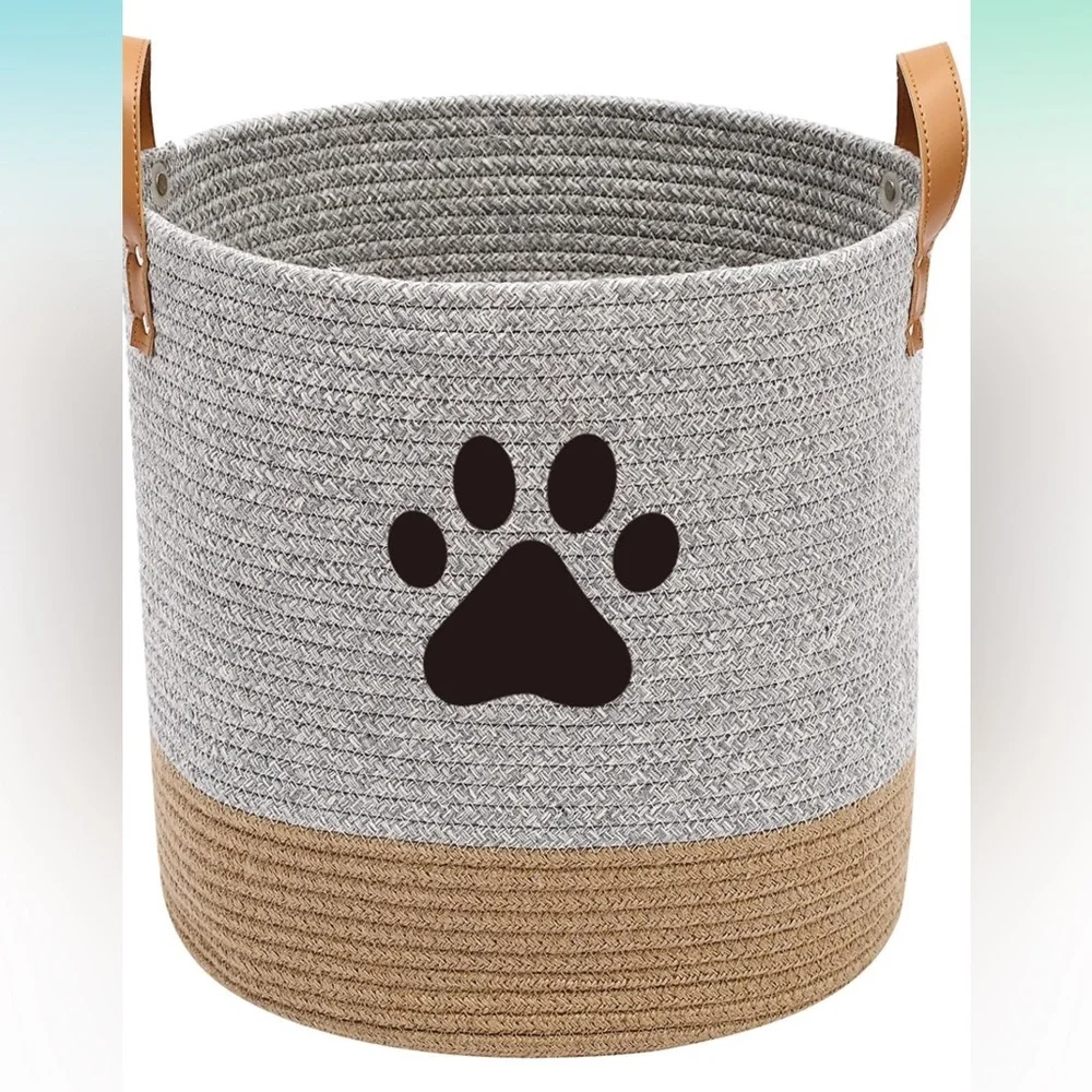 Morezi Cotton rope dog toy basket New